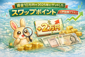 【資金10万円】2025年にゲットしたスワップポイント