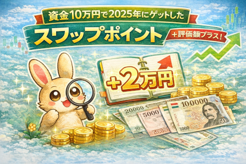 【資金10万円】2025年にゲットしたスワップポイント
