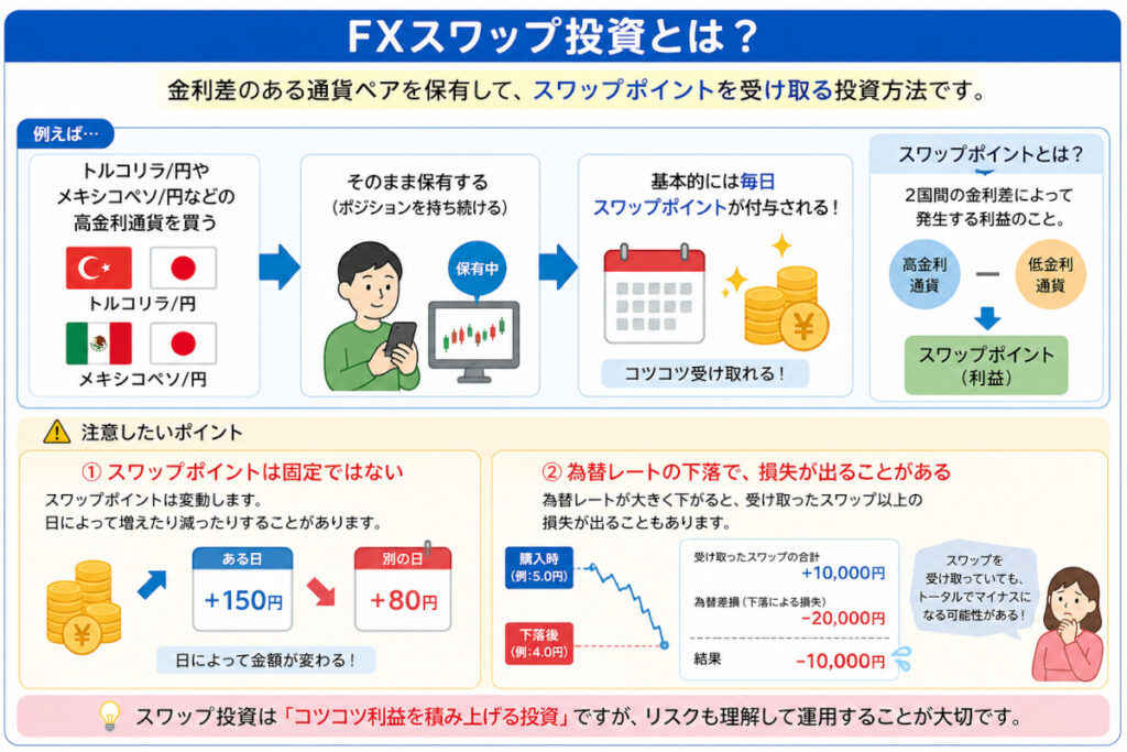 FXスワップ投資とは?
