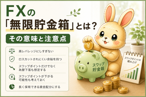 FXの「無限貯金箱」とは？スワップ投資で使われる意味と注意点