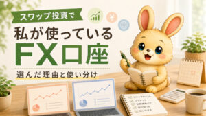 スワップ投資で私が使っているFX口座｜選んだ理由と使い分け