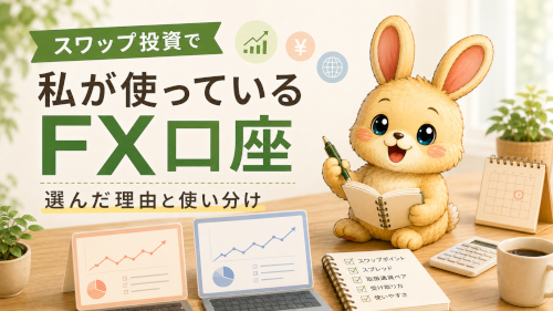 スワップ投資で私が使っているFX口座｜選んだ理由と使い分け